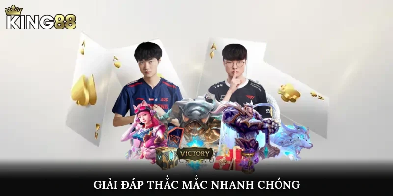 Giải đáp thắc mắc nhanh chóng tại trang cá cược esport